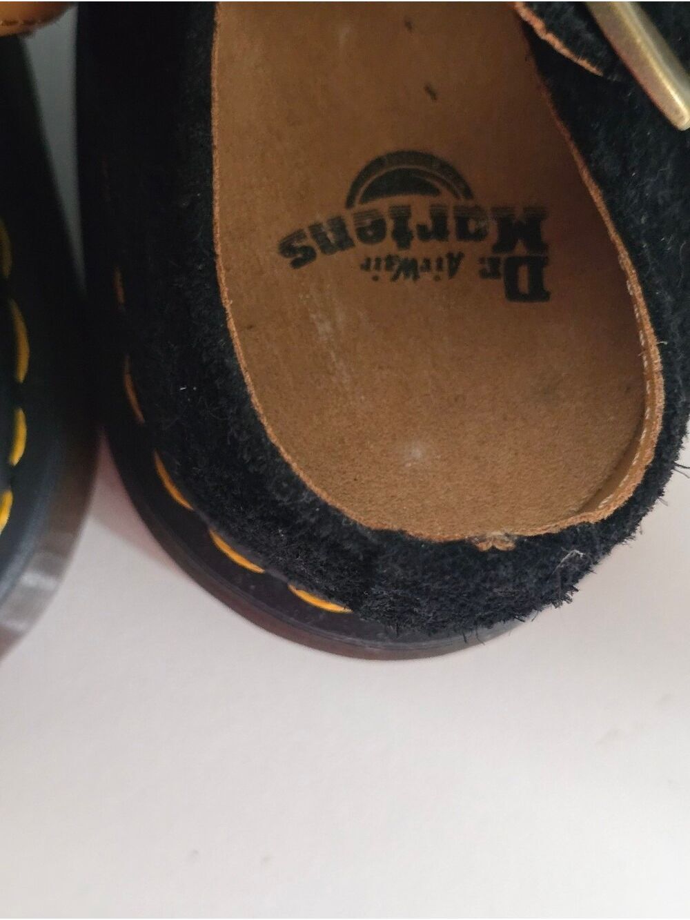 NWOT Dr. Martens Isham Desert Oasis Suede Mule Clogs Black Size 5 - Picture 10 of 15